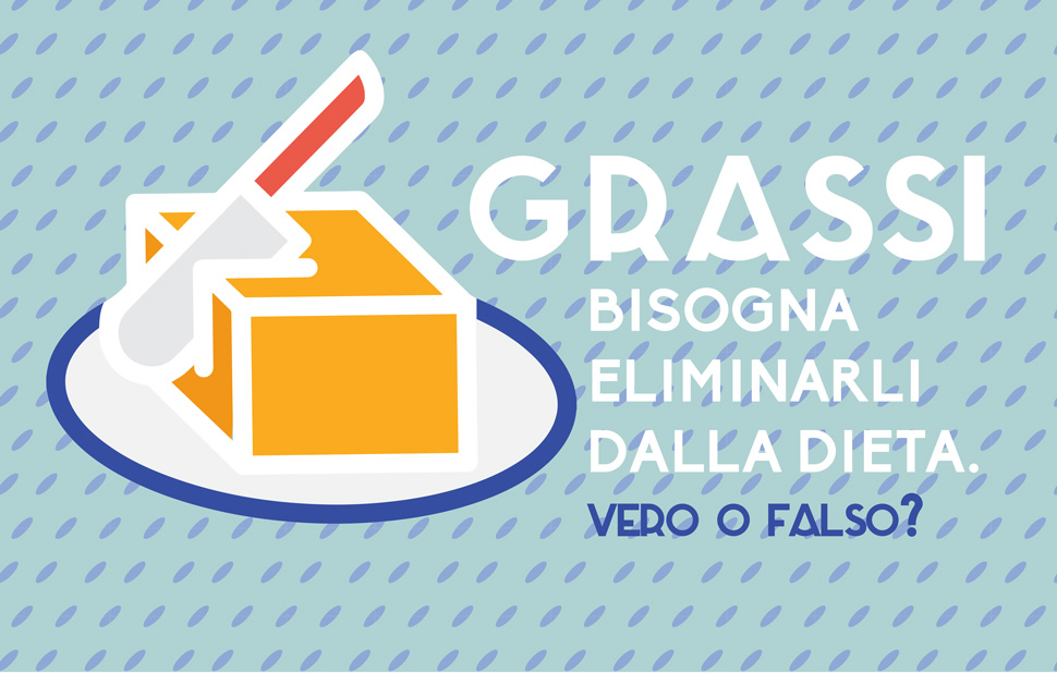 grassi eliminati dalla dieta